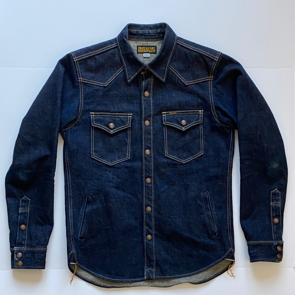 Iron Heart 18oz CPO Shirt W/ Hand Pockets - IHSH-292-IND